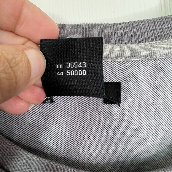 Calvin Klein Jeans Men’s Grey Crewneck Long Sleeve Tee Shirt Sz XXL - Picture 9 of 11